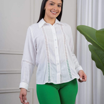 blusa manga larga